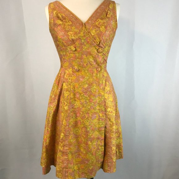 Nani of Hawaii Dresses & Skirts - Nani of Hawaii Yellow Hawaiian Wiggle Dress 1960's